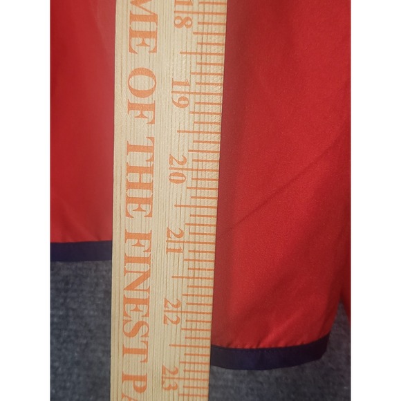 Vintage Adidas Women's L Track Jacket Full Zip 3 Stripe Coral Purple Windbreaker - Picture 6 of 11